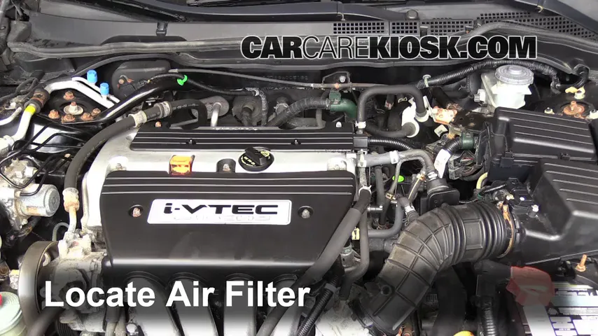 2006 Honda Accord EX 2.4L 4 Cyl. Coupe (2 Door) Air Filter (Engine)